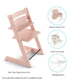 PACK SILLA MODELO TRIPP TRAPP + COJÍN+ BABYSET + BANDEJA STOKKE
