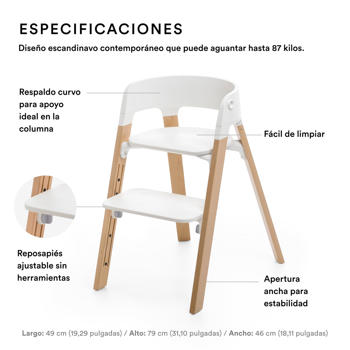 Silla modelo Steps - STOKKE