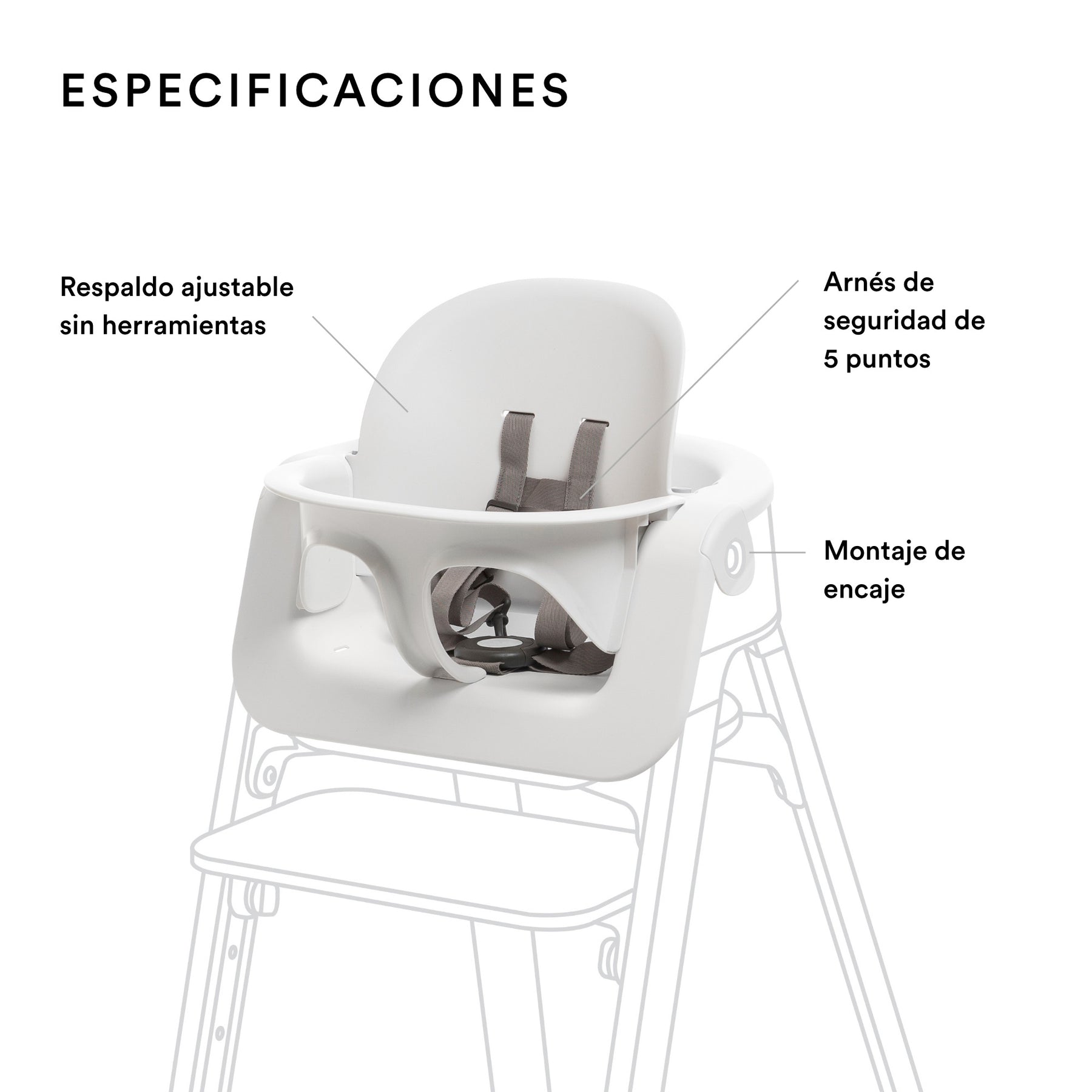 BABYSET PARA SILLA STOKKE MODELO STEPS