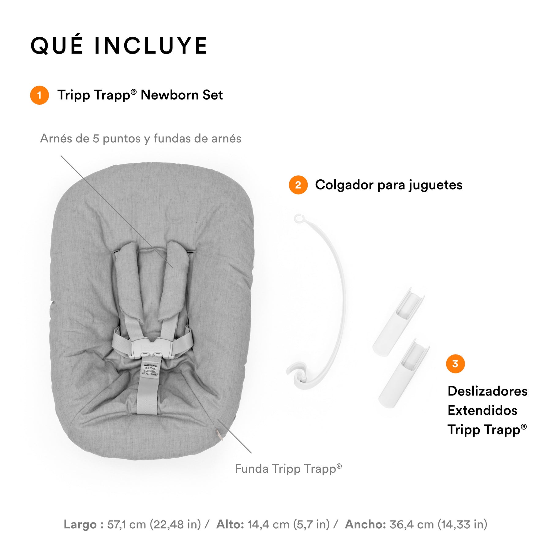 NEWBORN PARA SILLA MODELO TRIPP TRAPP STOKKE