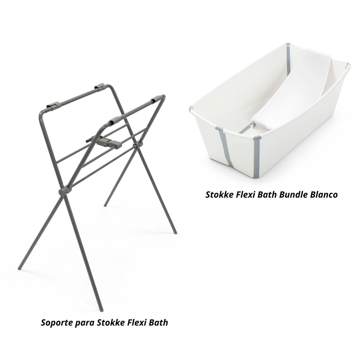 PACK SOPORTE DE PIE + FLEXI BATH BUNDLE + NEWBORN SUPPORT