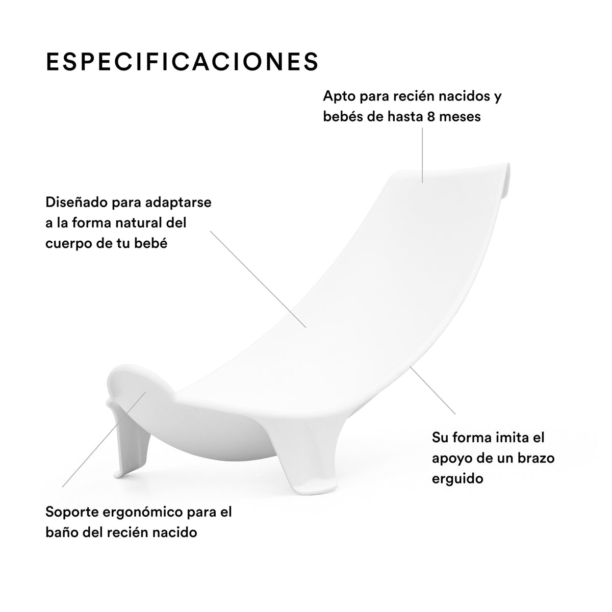 SOPORTE PARA RECIÉN NACIDO FLEXI BATH STOKKE