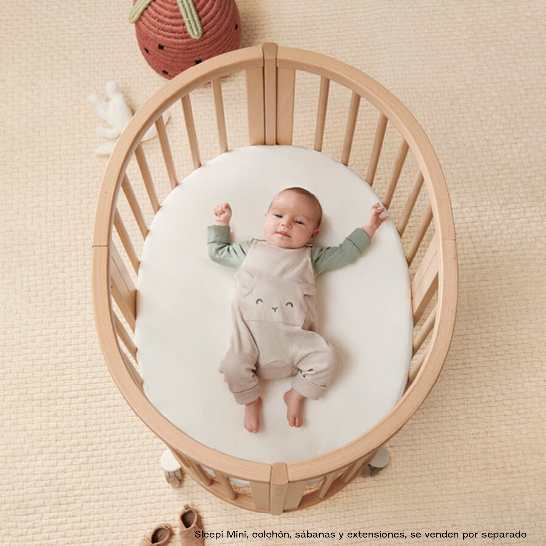 COLCHÓN DE ALGODÓN PARA CUNA MINI SLEEPI V3 STOKKE