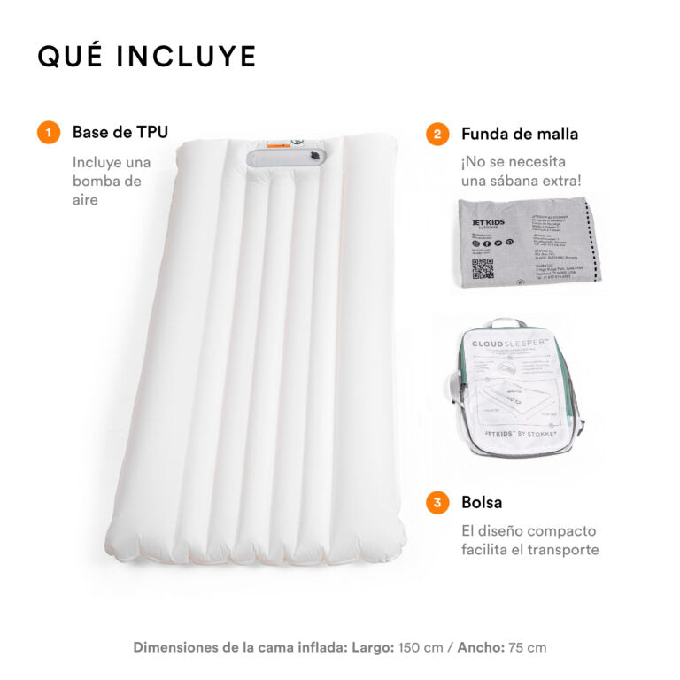 CAMA INFLABLE PARA NIÑOS JETKIDS CLOUDSLEEPER V2 MICKEY CELEBRATION STOKKE