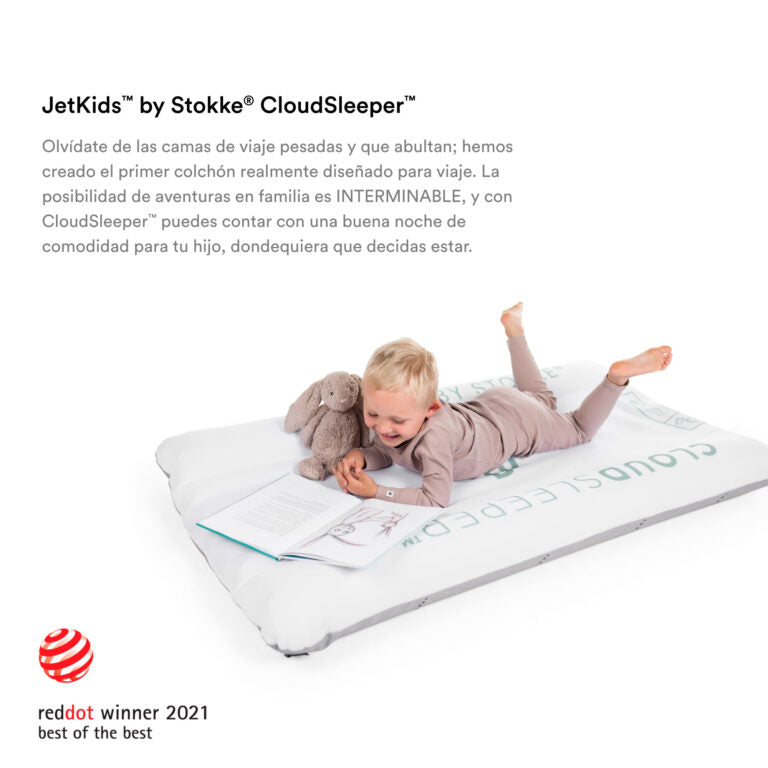 CAMA INFLABLE PARA NIÑOS JETKIDS CLOUDSLEEPER V2 MICKEY CELEBRATION STOKKE