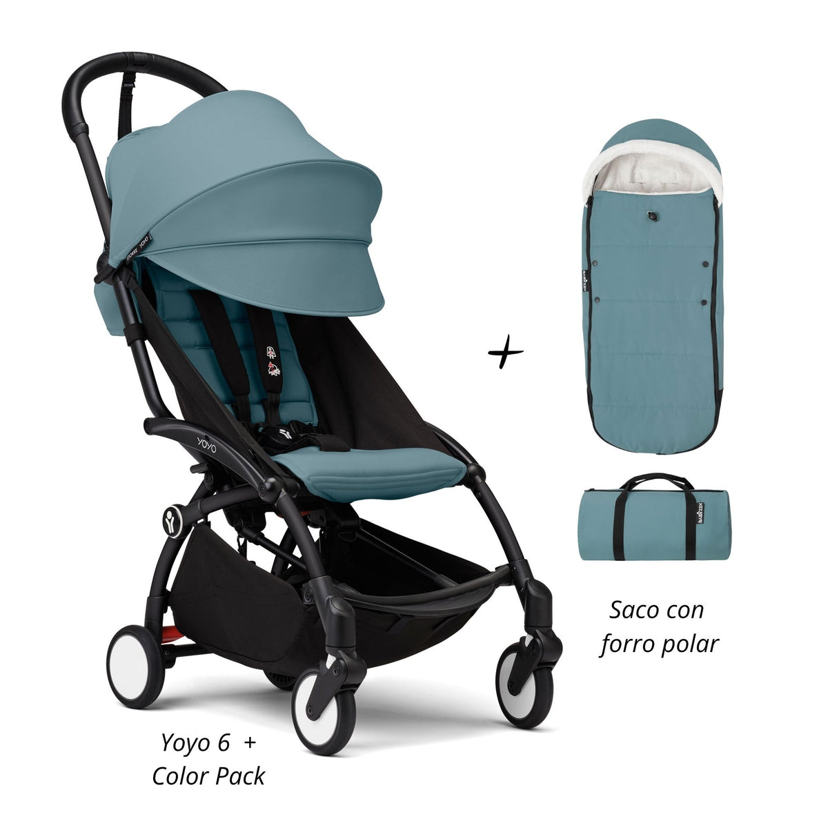YOYO³ Pack Esencial 6+ saco con forro polar