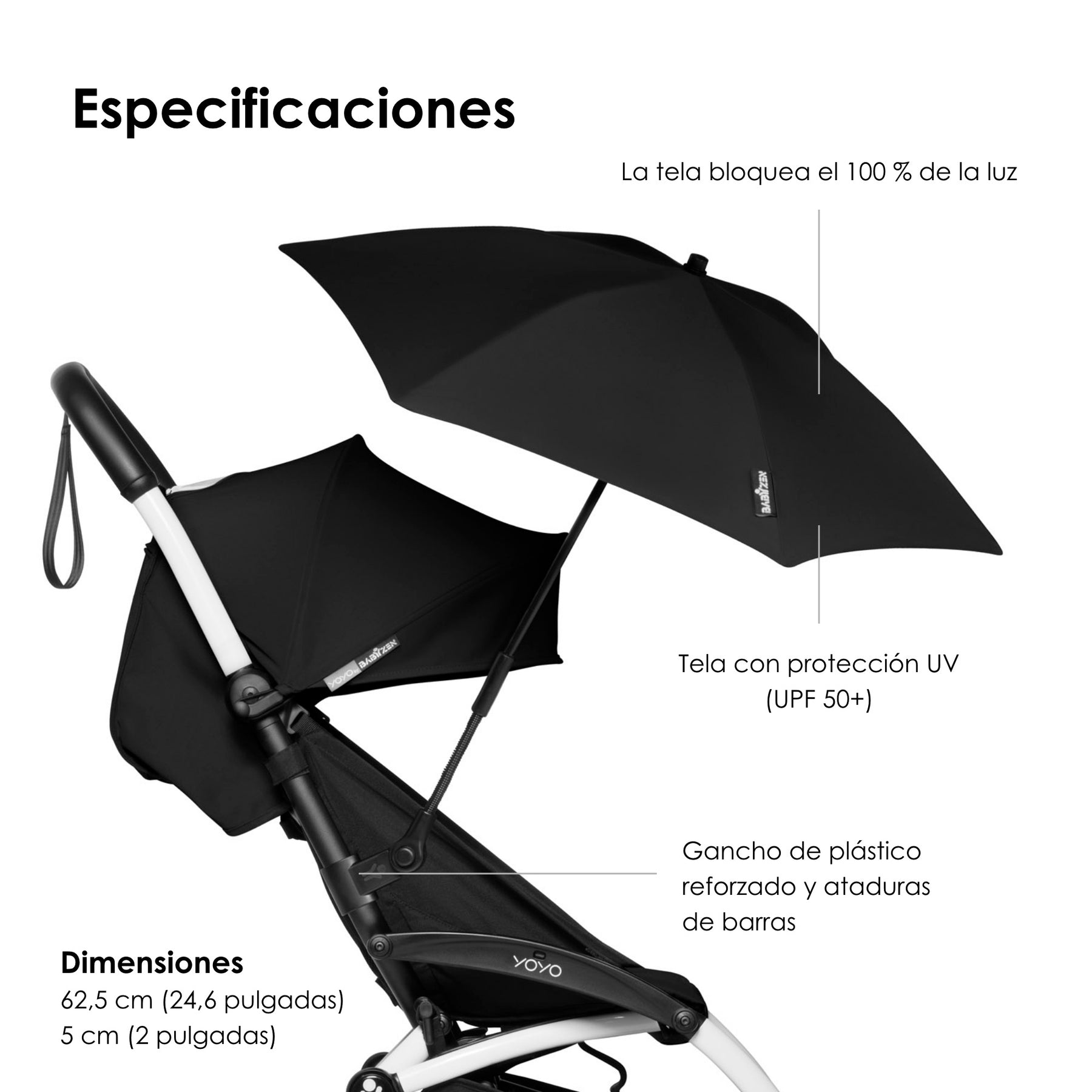 SOMBRILLA PARA COCHE MODELO YOYO²/ YOYO³