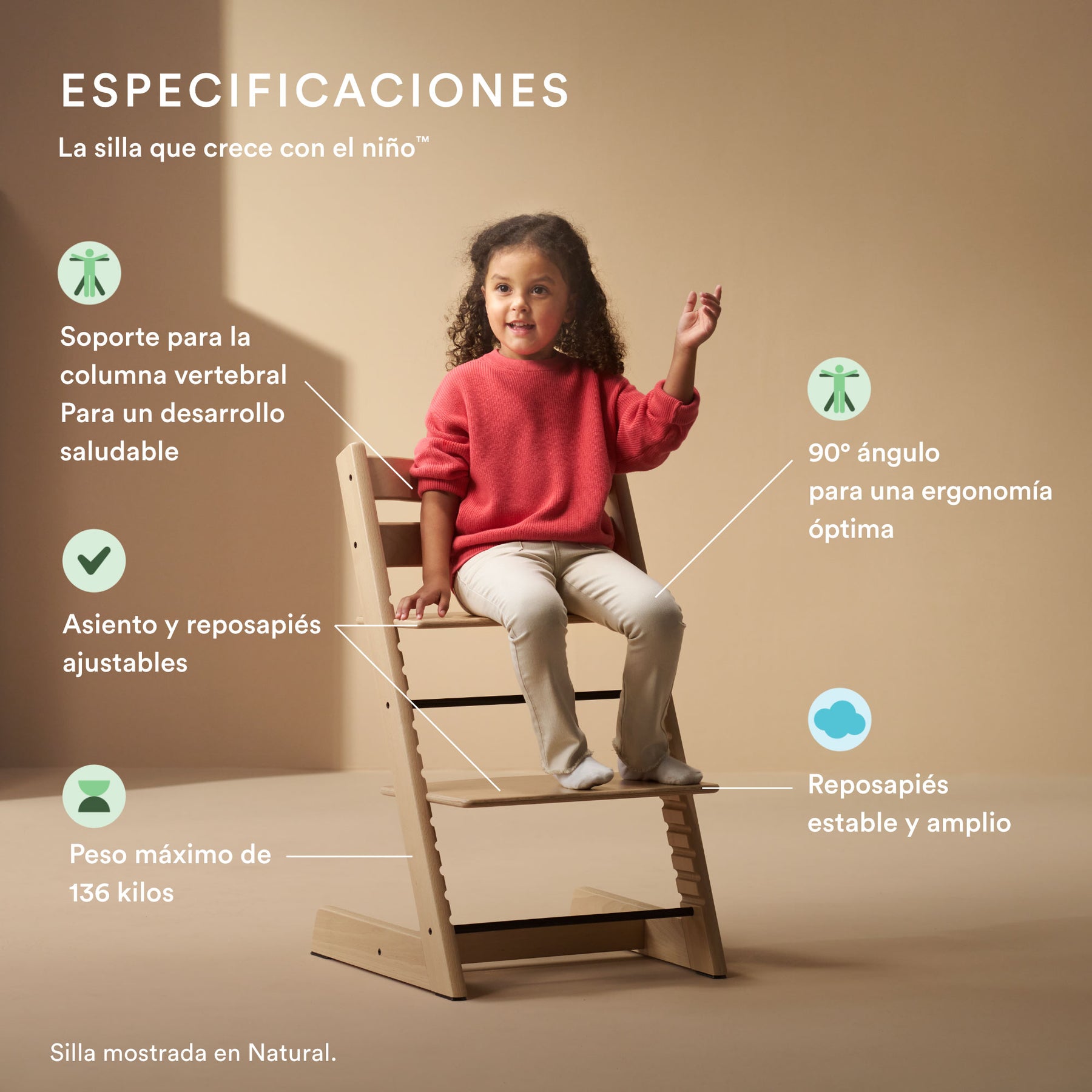 SILLA MODELO TRIPP TRAPP STOKKE
