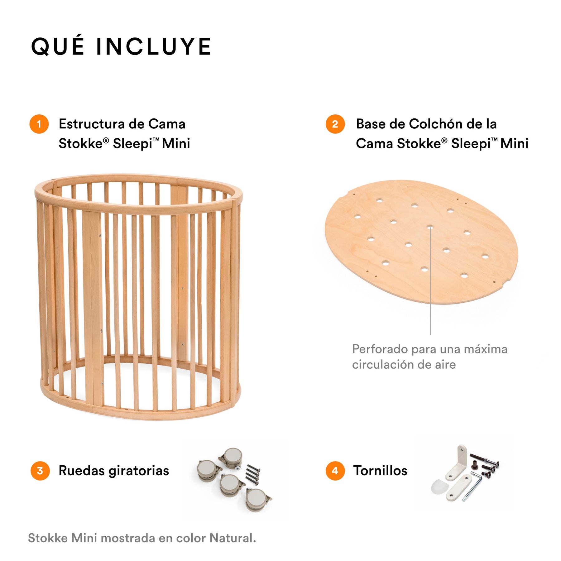 CUNA MINI SLEEPI V3 EVOLUTIVA MADERA DE HAYA STOKKE