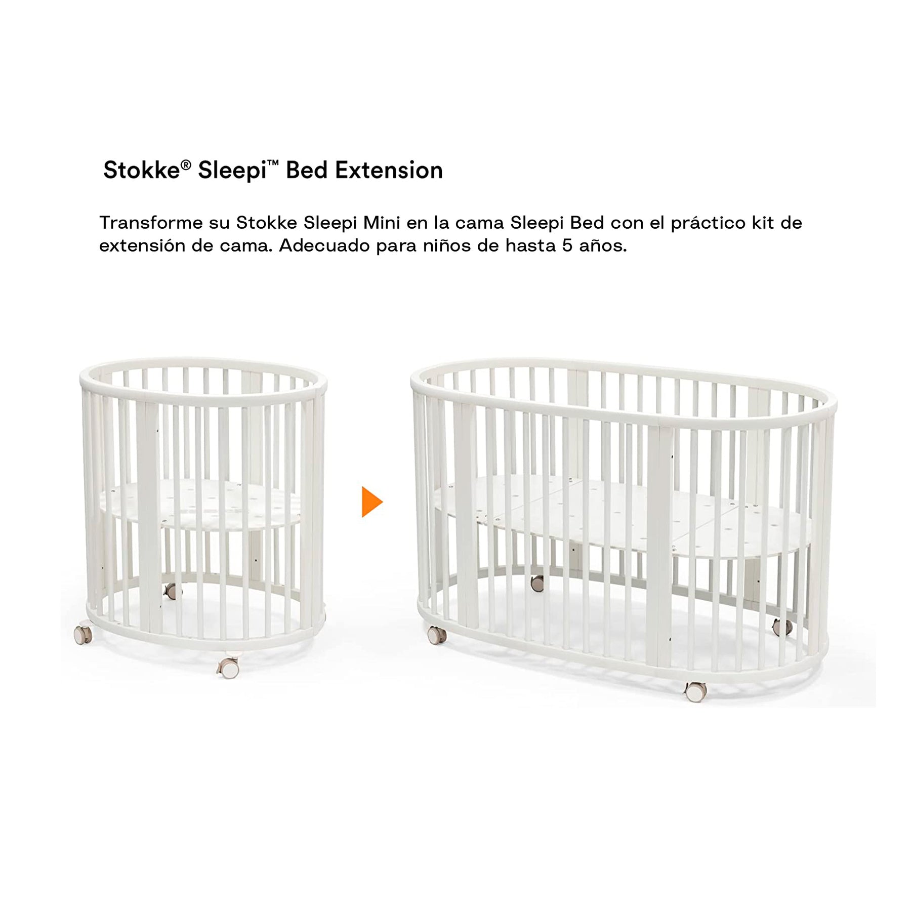 KIT DE EXTENSIÓN PARA MINI CUNA SLEEPI V3 MADERA DE HAYA STOKKE