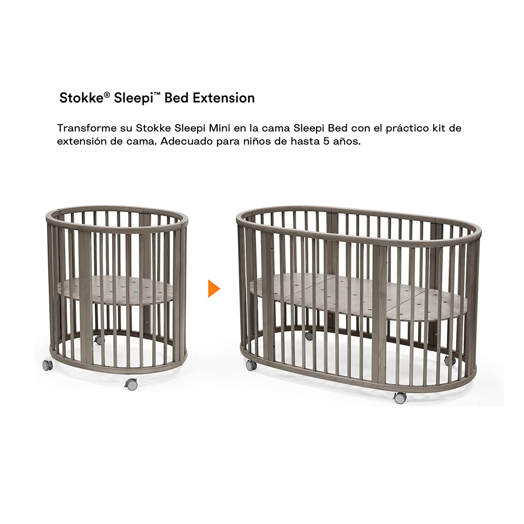 KIT DE EXTENSIÓN PARA MINI CUNA SLEEPI V3 MADERA DE HAYA STOKKE