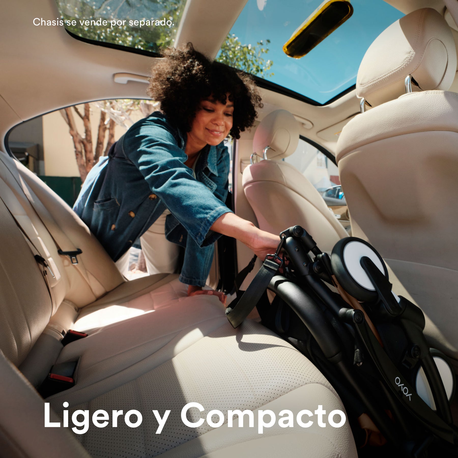 COCHE STOKKE YOYO³ COMPLETO CHASIS NEGRO NEWBORN 1RA ETAPA + TEXTIL 2DA ETAPA