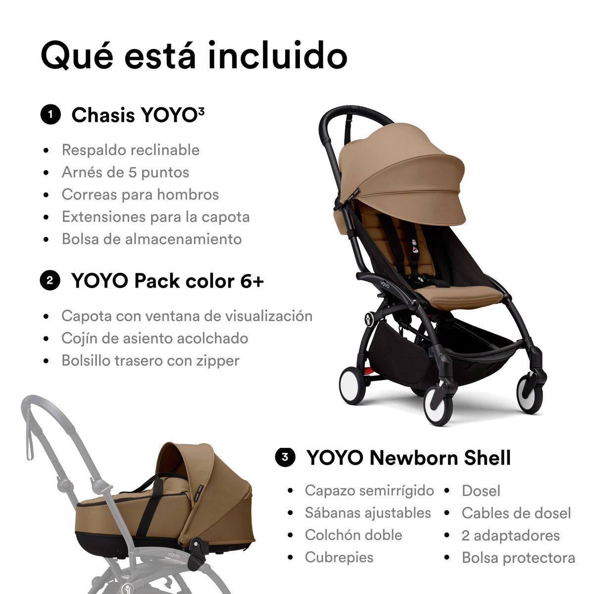 Coche de bebé Stokke YOYO³ – crece con tu bebé 6+