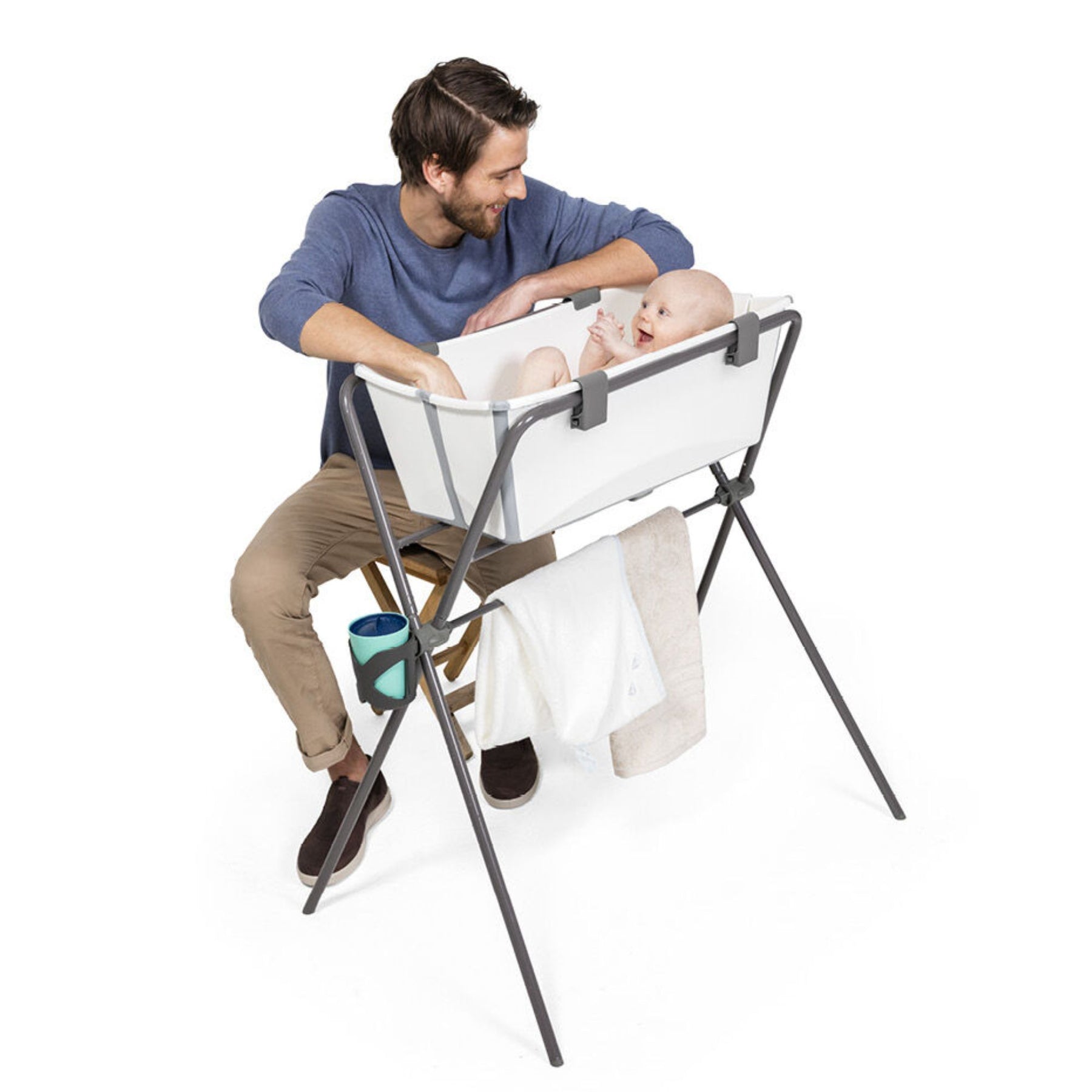 PACK SOPORTE DE PIE + FLEXI BATH BUNDLE + NEWBORN SUPPORT