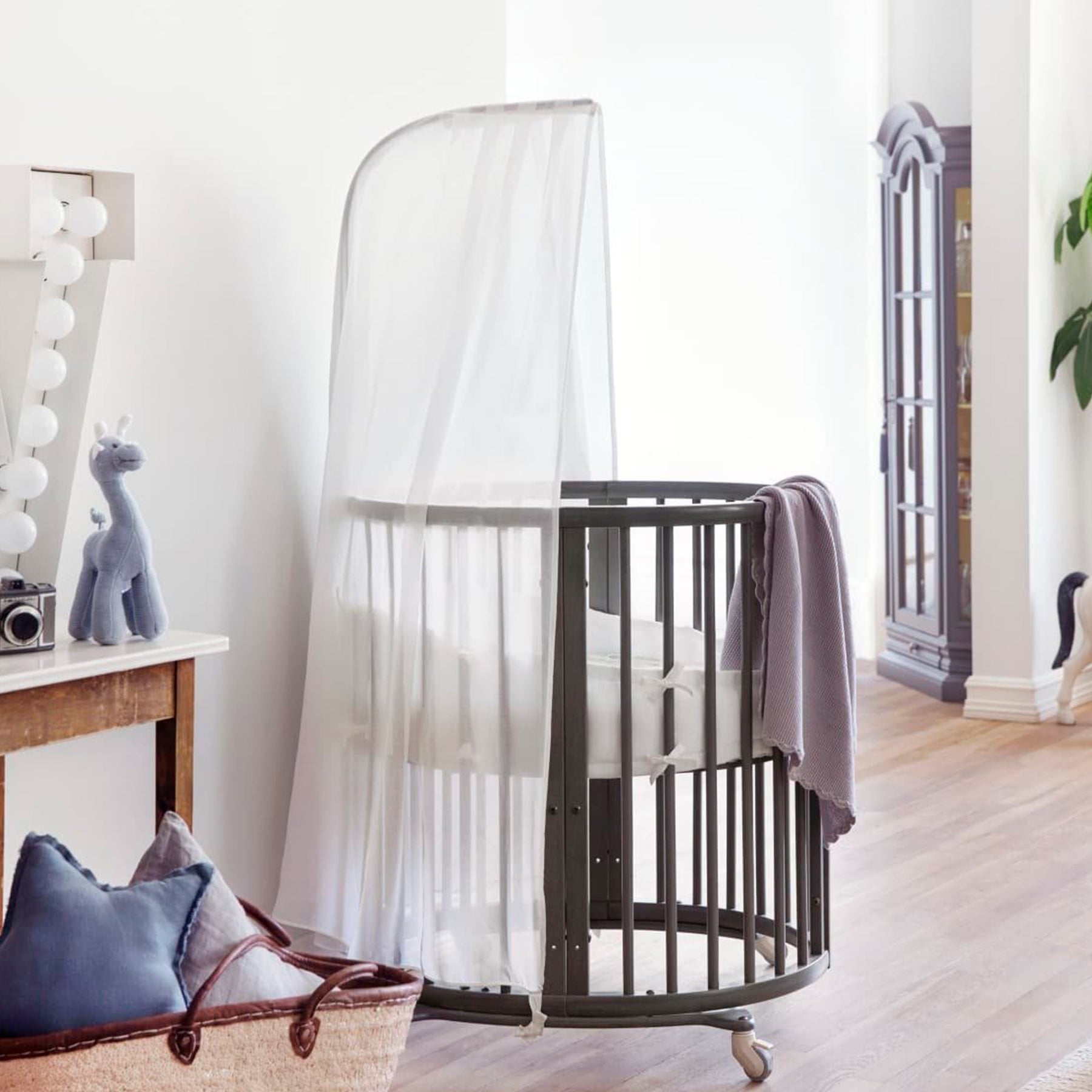 MÁSTIL DE DOSEL PARA CUNA MINI SLEEPI Y CUNA SLEEPI V2 MADERA DE HAYA STOKKE