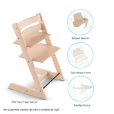 PACK SILLA MODELO TRIPP TRAPP + COJÍN+ BABYSET + BANDEJA STOKKE