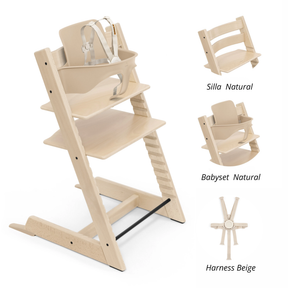 Pack silla Tripp Trapp+ Babyset + Arnes - Stokke