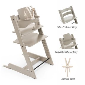 Pack silla Tripp Trapp+ Babyset + Arnes - Stokke