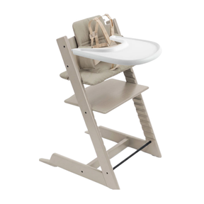 Pack completo: Silla Tripp Trapp + Cojín + Babyset + Bandeja + Arnés -  Stokke