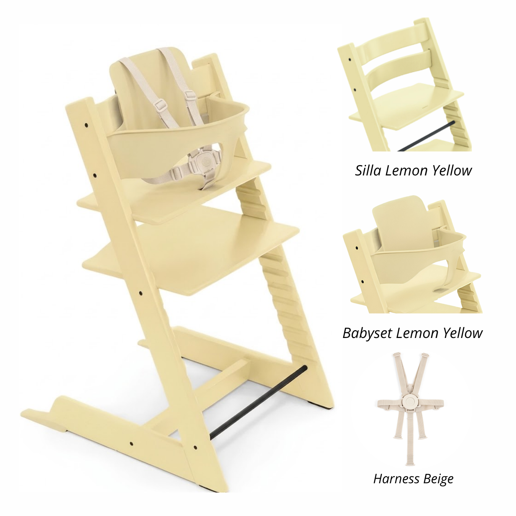 Pack silla Tripp Trapp+ Babyset + Arnes - Stokke