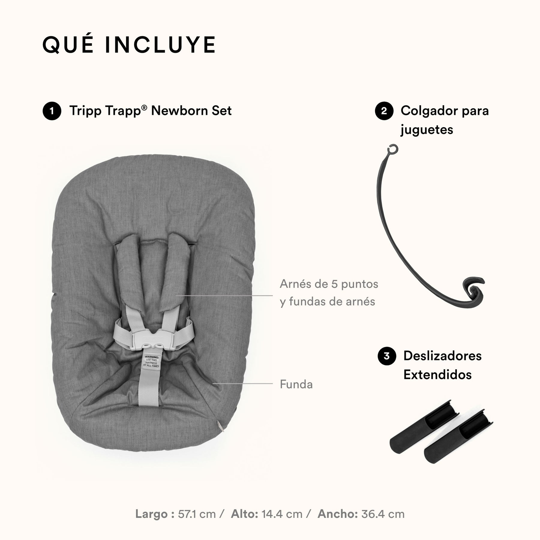 Silla Tripp Trapp + Newborn Set- STOKKE