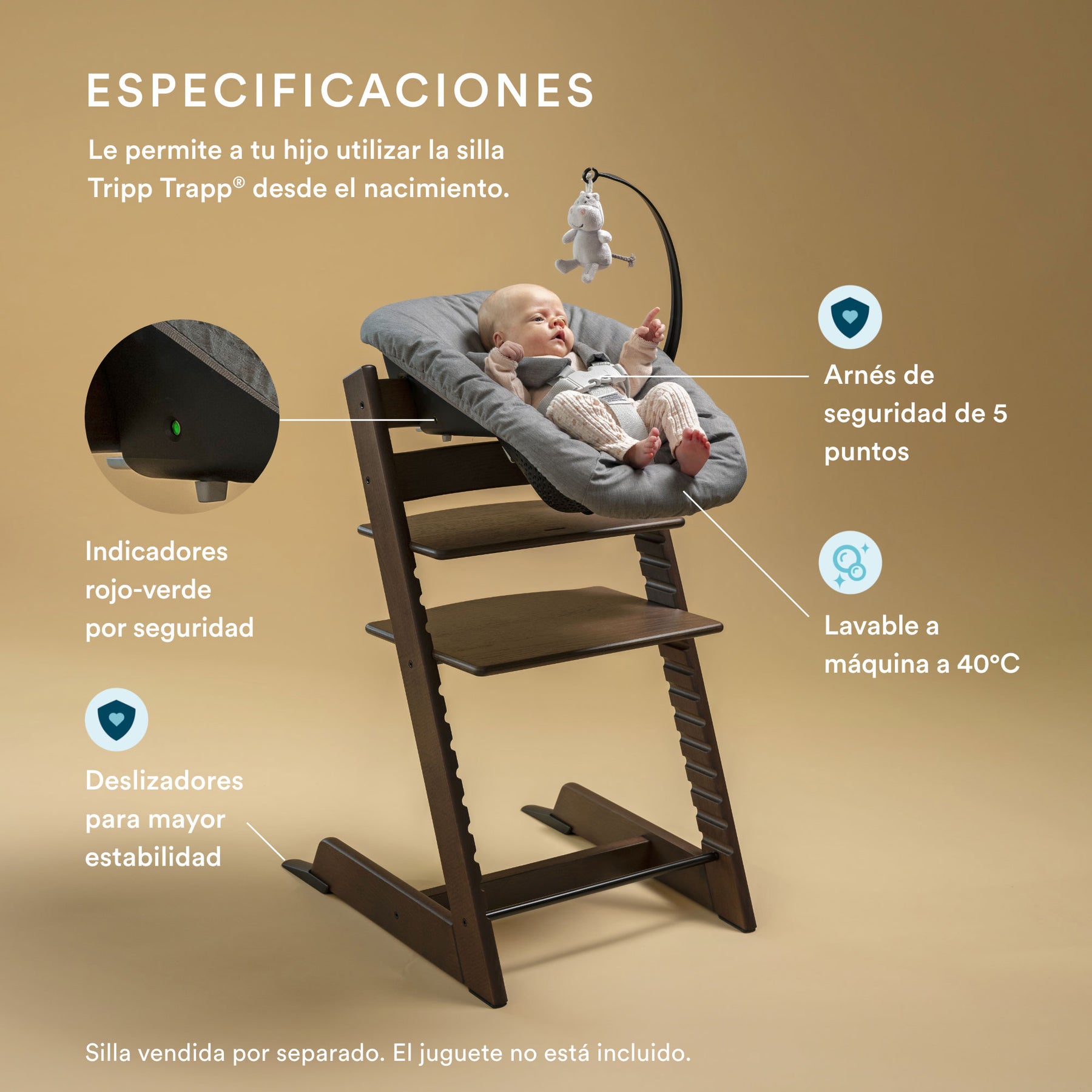 Silla Tripp Trapp + Newborn Set- STOKKE