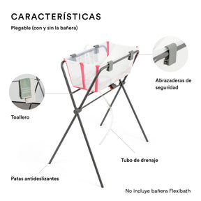 SOPORTE PARA BAÑERA PLEGABLE FLEXI BATH STOKKE