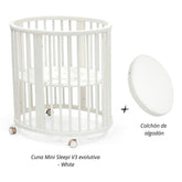 Cuna Mini Sleepi V3 evolutiva + Colchón Stokke