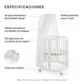 Dosel para Cuna Mini Sleepi V3 y Sleepi V3 Stokke – Protección y Comodidad para Bebé