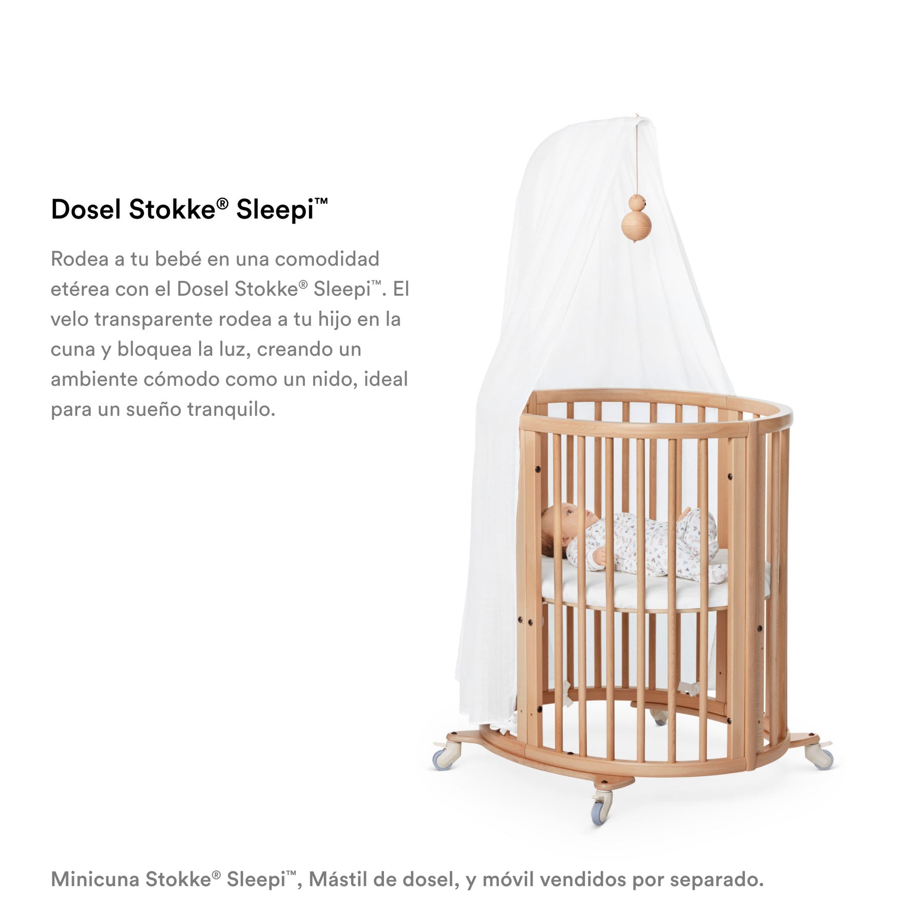Dosel para Cuna Mini Sleepi V3 y Sleepi V3 Stokke – Protección y Comodidad para Bebé