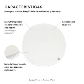 Protector de colchón de algodón modelo Mini Sleepi V3 STOKKE