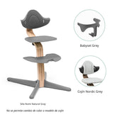 PACK SILLA NOMI + COJÍN+ BABYSET STOKKE