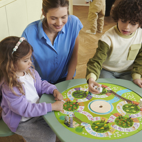 Tablero doble cara de juego frutas y verduras para mesa Mutable – Stokke