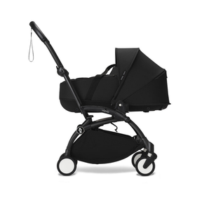 Coche de bebé Stokke YOYO³ – pack completo chasis negro + asiento Bassinet