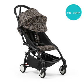 Coche de bebé ligero Stokke YOYO³ 6+ Leopardo | Compacto y plegable