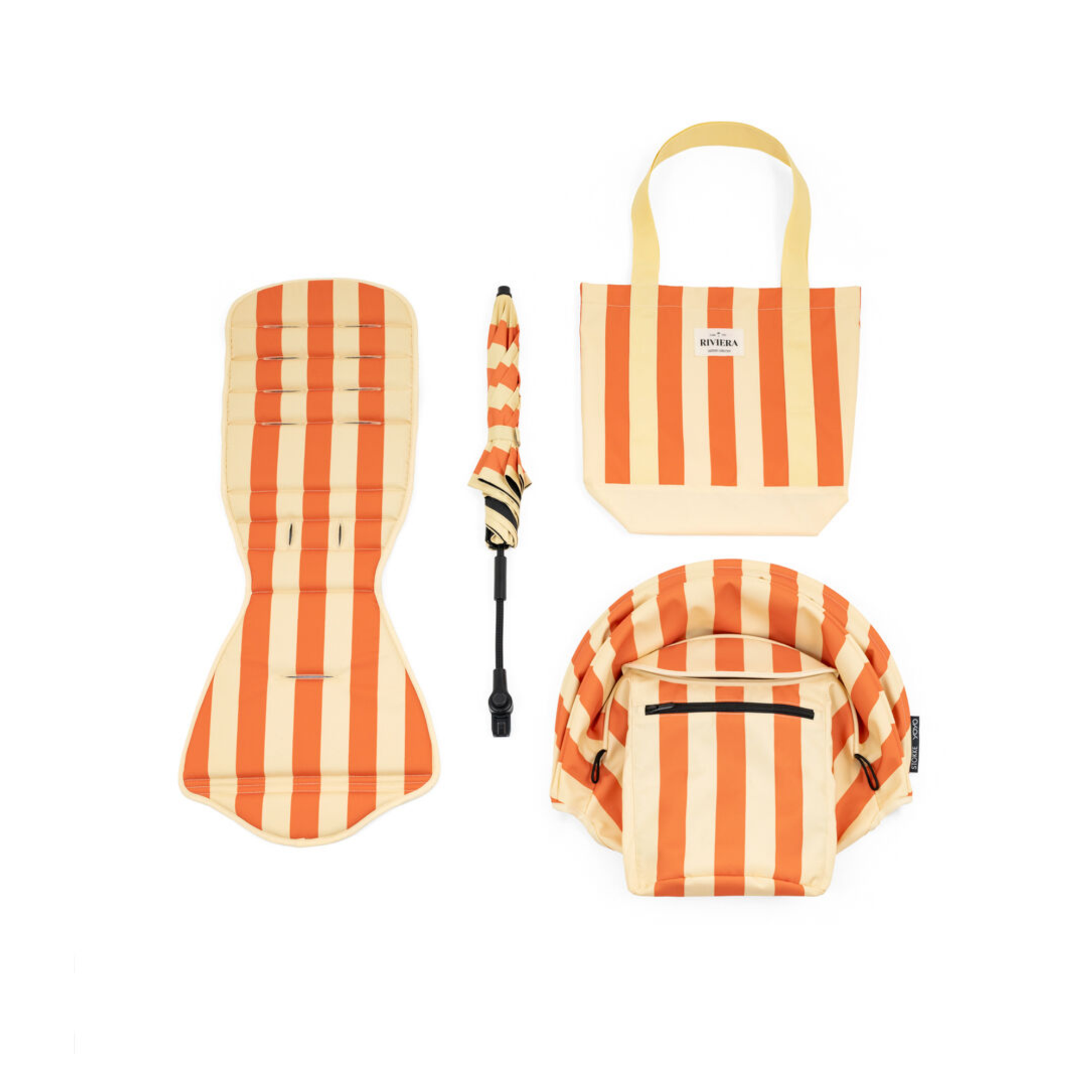 Coche de bebé Stokke YOYO³ 6+ Capri + Kit Riviera Summer – ligero y compacto