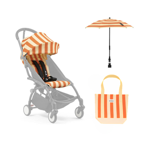 Coche de bebé Stokke YOYO³ 6+ Capri + Kit Riviera Summer – ligero y compacto