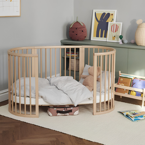 Sábana bajera de algodón para Cuna Sleepi V3 White – Stokke