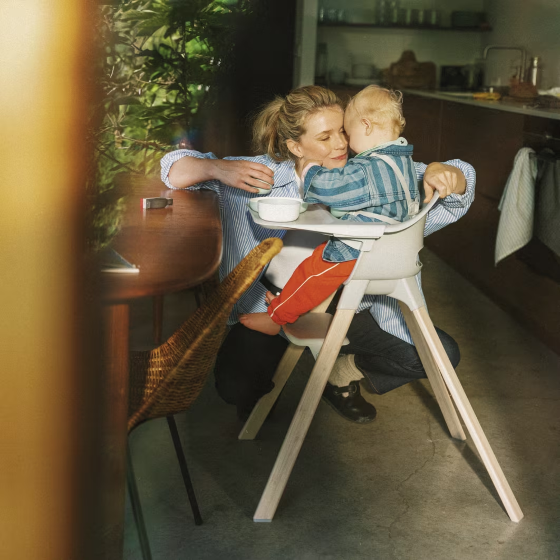 Silla Clikk con patas de Bambú Stokke – Silla Alta y Evolutiva para Bebé
