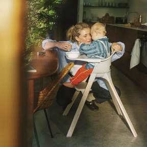 Silla Clikk con patas de Bambú Stokke – Silla Alta y Evolutiva para Bebé