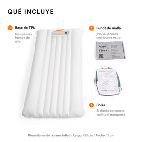 CAMA INFLABLE PARA NIÑOS JETKIDS CLOUDSLEEPER V2 MICKEY CELEBRATION STOKKE