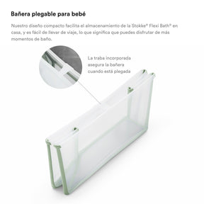 Pack Bañera FlexiBath V2 + Soporte de Pie Stokke + Soporte de recién Nacido STOKKE