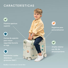 STOKKE JetKids maleta con ruedas para niños