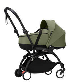 Coche de bebé Stokke YOYO³ – pack completo chasis negro + asiento Bassinet