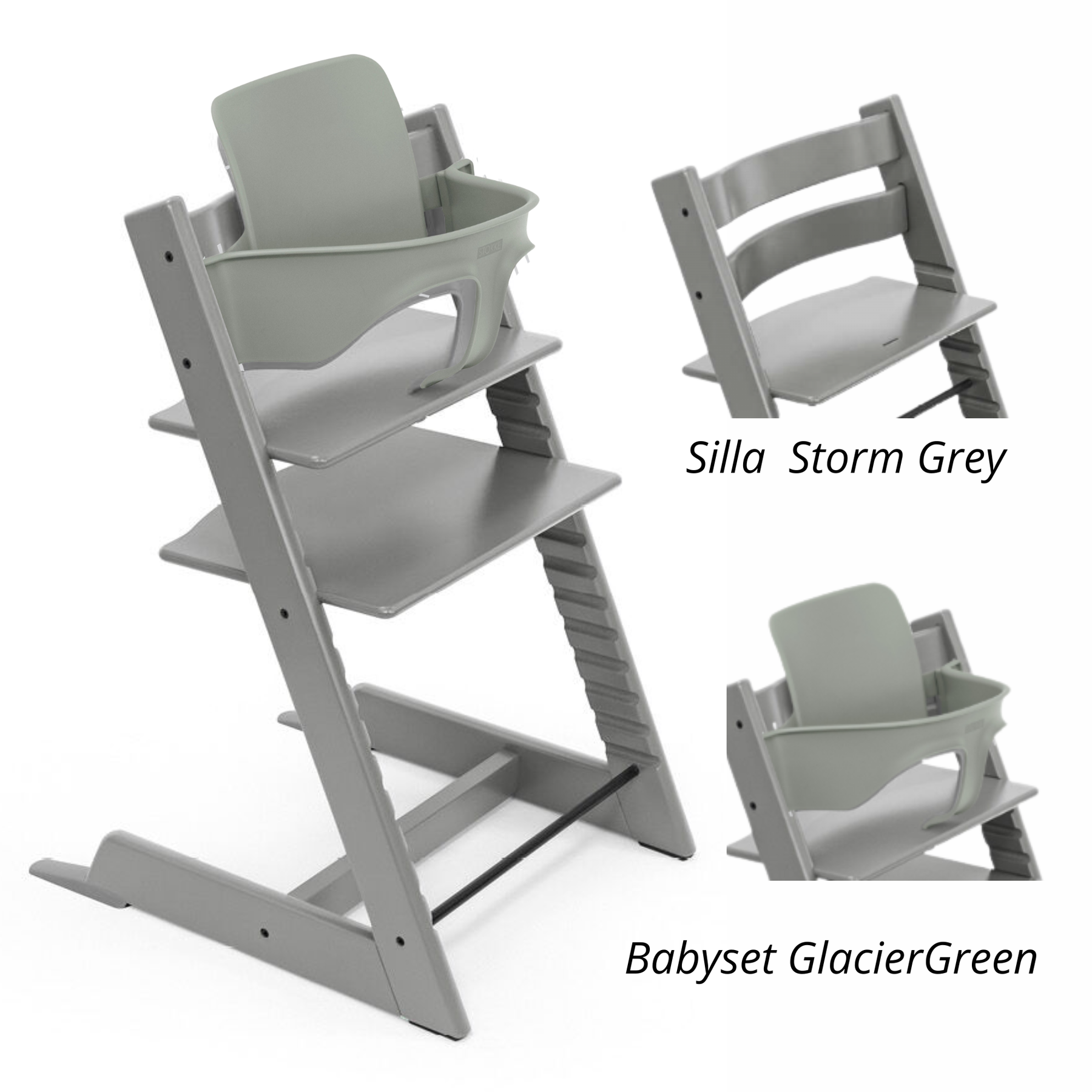 Pack silla TRIPP TRAPP + Babyset STOKKE