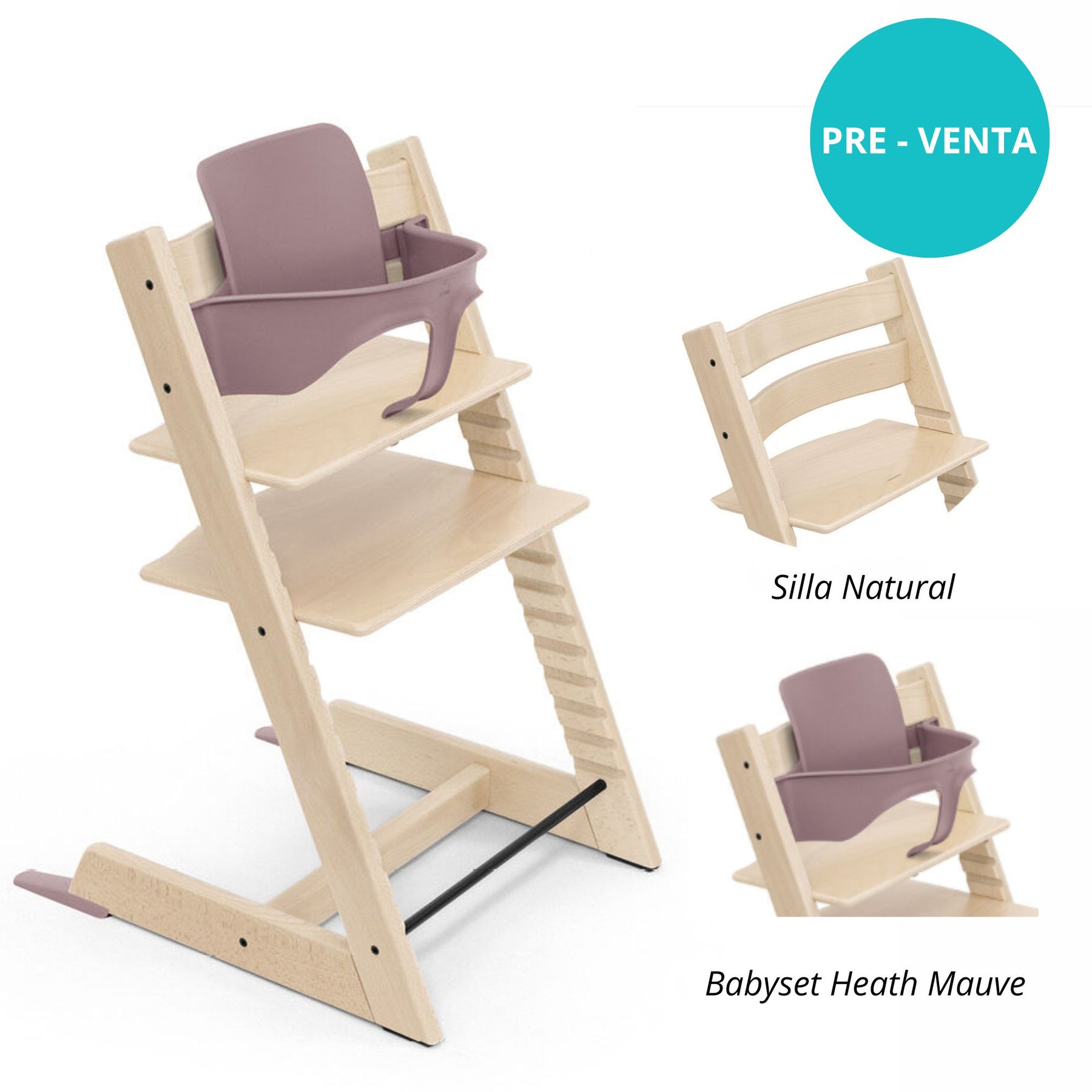 Pack alimentación: Silla Tripp Trapp + Babyset STOKKE