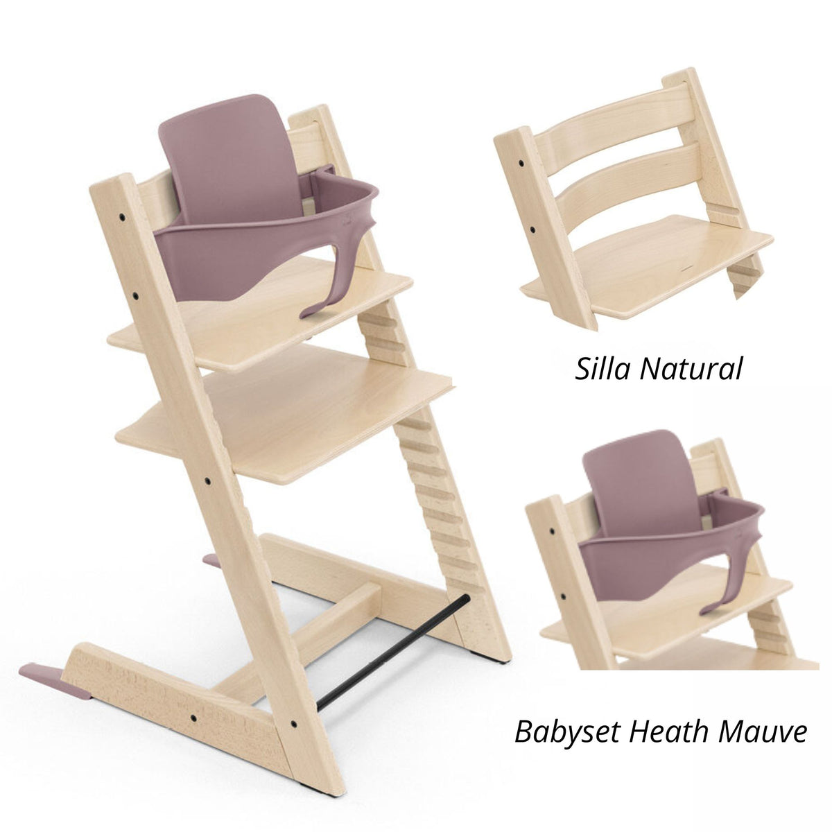 Pack alimentación: Silla Tripp Trapp + Babyset STOKKE