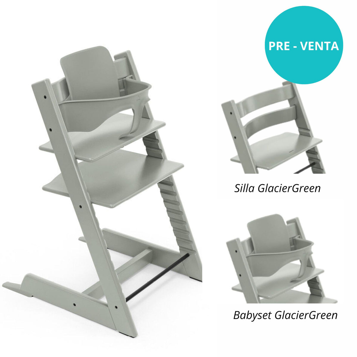 Pack alimentación: Silla Tripp Trapp + Babyset STOKKE