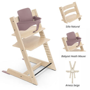 Pack alimentación: Silla Tripp Trapp + Babyset + arness STOKKE