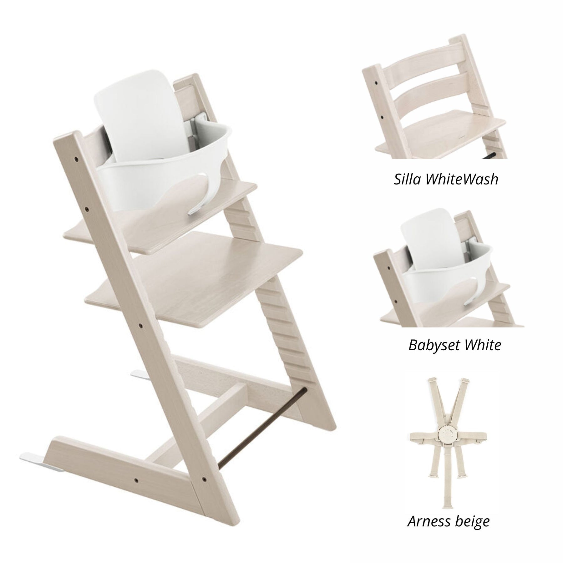 Pack alimentación: Silla Tripp Trapp + Babyset + arness STOKKE